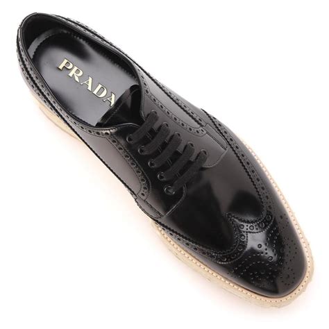 prada 2eg015|Prada Men's 2EG015 Black Brushed Spazzolato Leather Full .